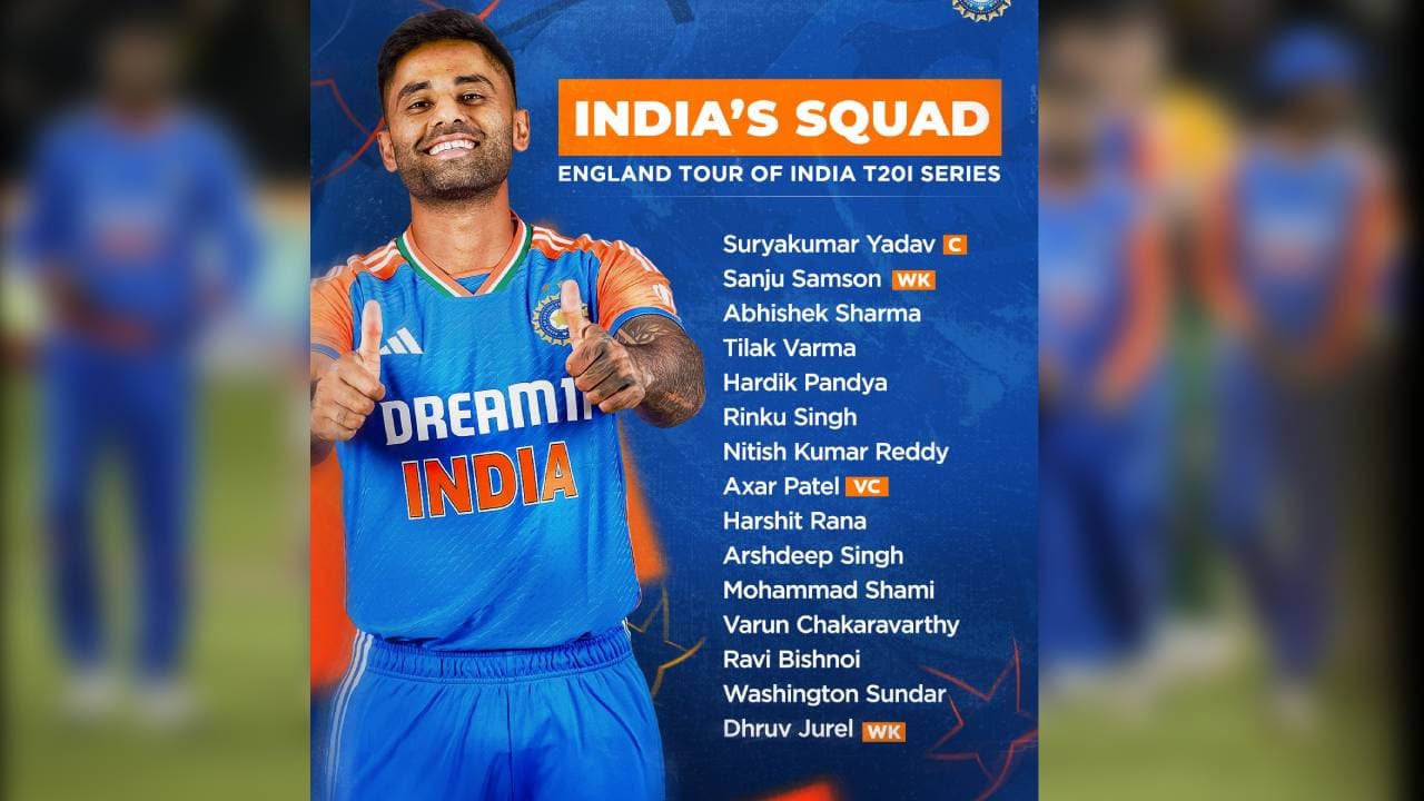 Shami Returns As India Name 15-Member Squad For T20I Series Vs England