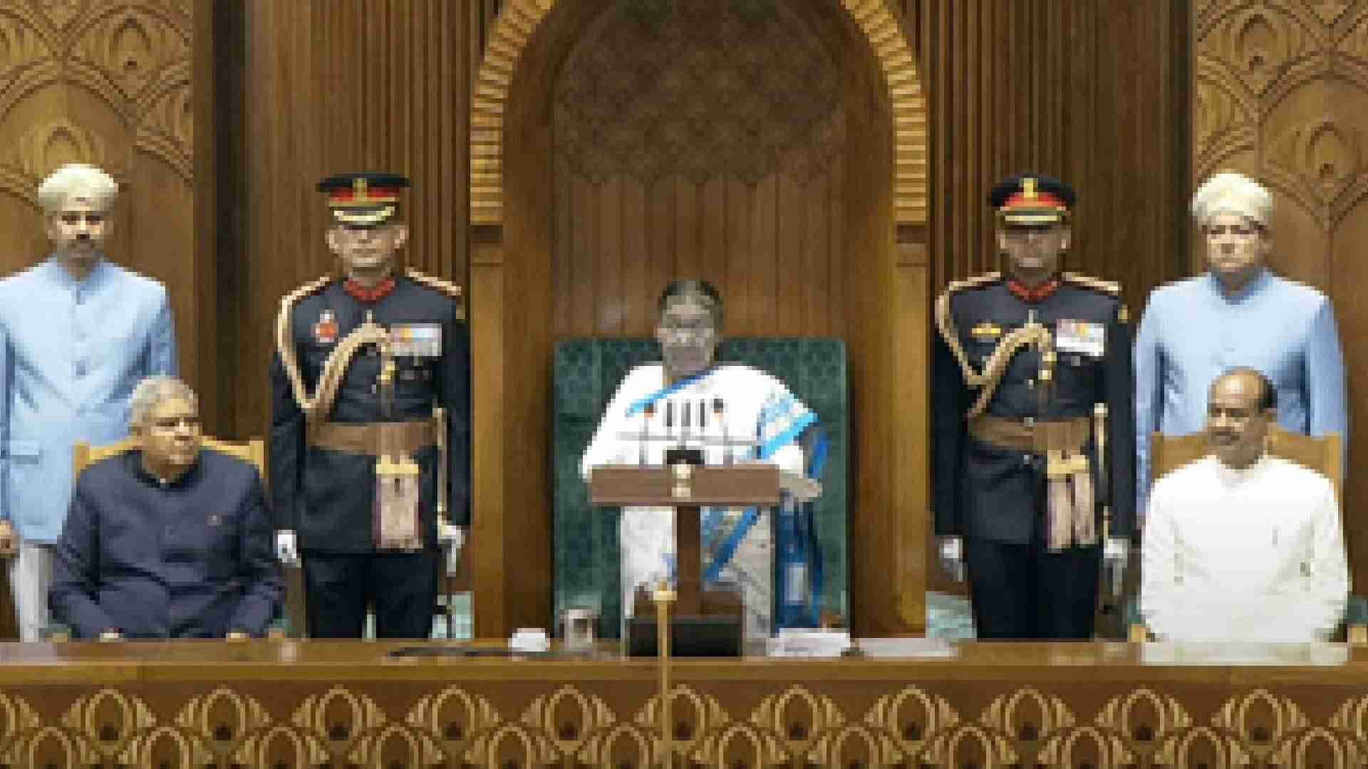 Govt Committed To Welfare Of Poor, Middle Class: Prez Murmu In Parliament Address