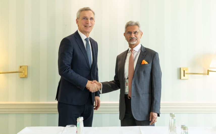 EAM Jaishankar Meets Former NATO Chief In Munich, Discusses Global Security Architecture