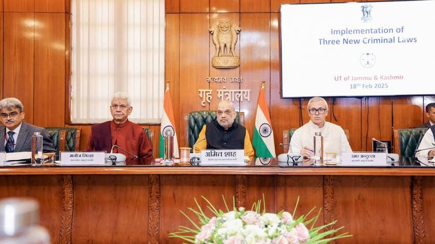 Full Implementation Of New Criminal Laws To Be Ensured In J&K By April: HM Shah