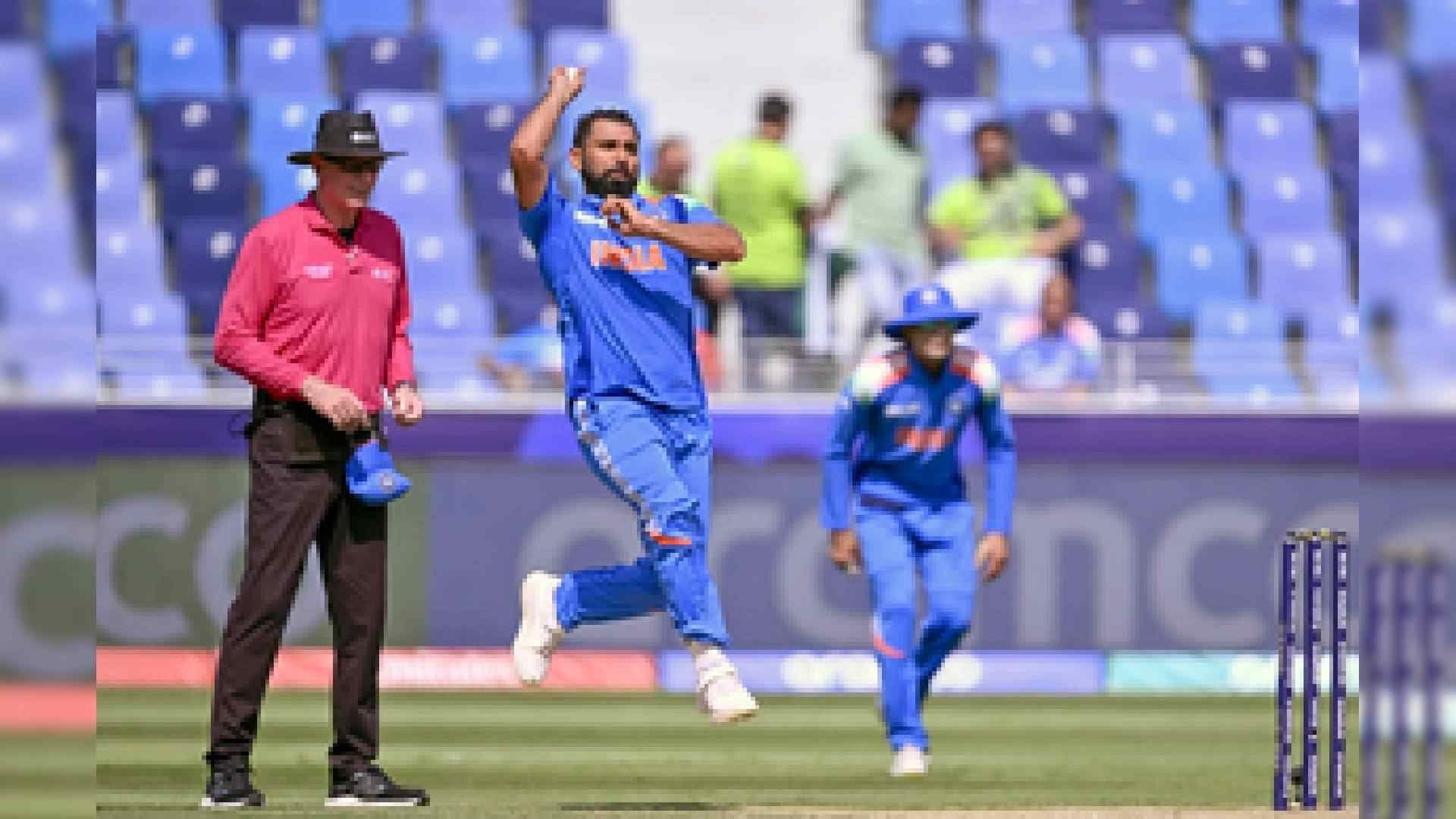 Ind Vs Pak: Shami Bowls Longest Champions Trophy Over By An Indian