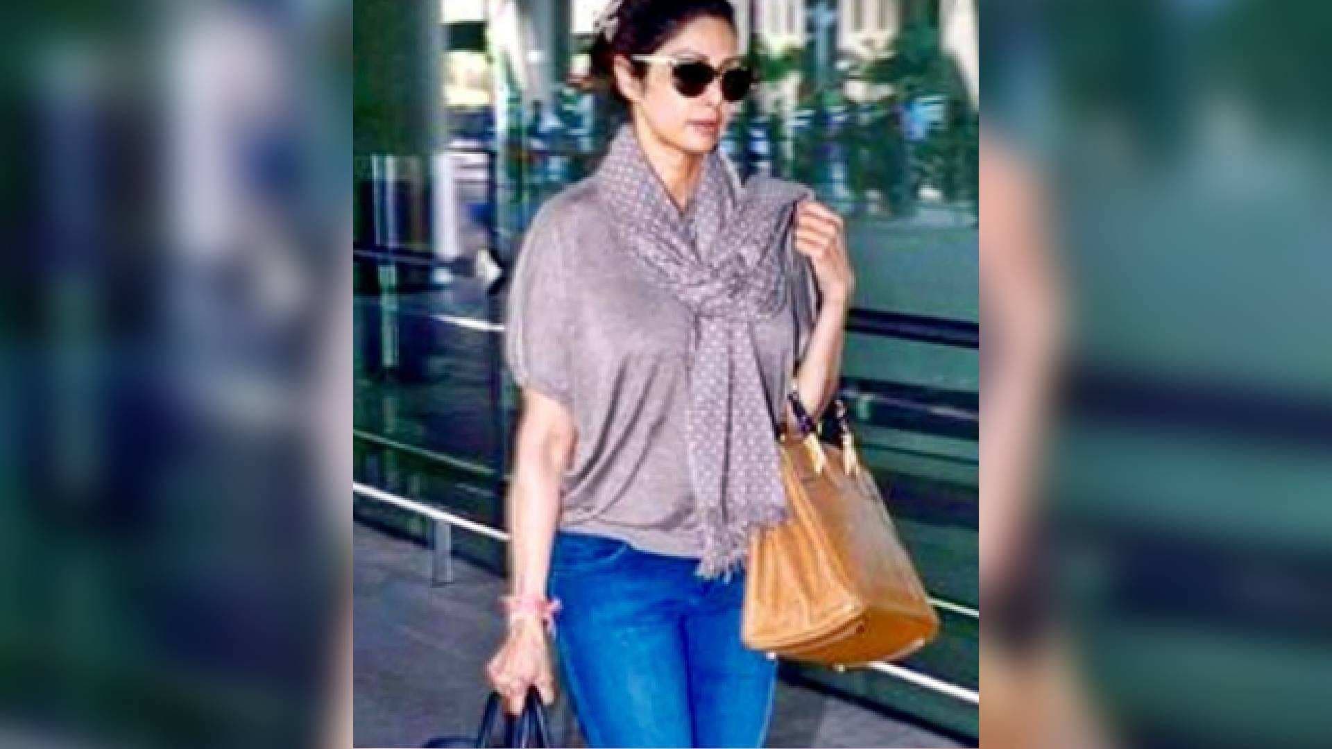 Boney Kapoor Remembers Sridevi’s Classic Airport Look