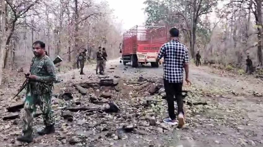 Two STF Jawans, Driver Injured; Narrowly Escape IED Blast In Chhattisgarh