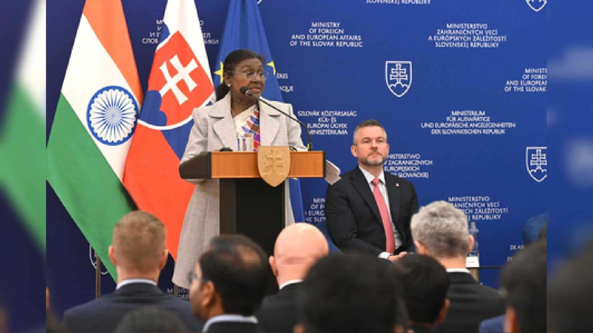 Indian Talent Can Be Valuable Partner In Economic Progress Of Slovakia: President Murmu