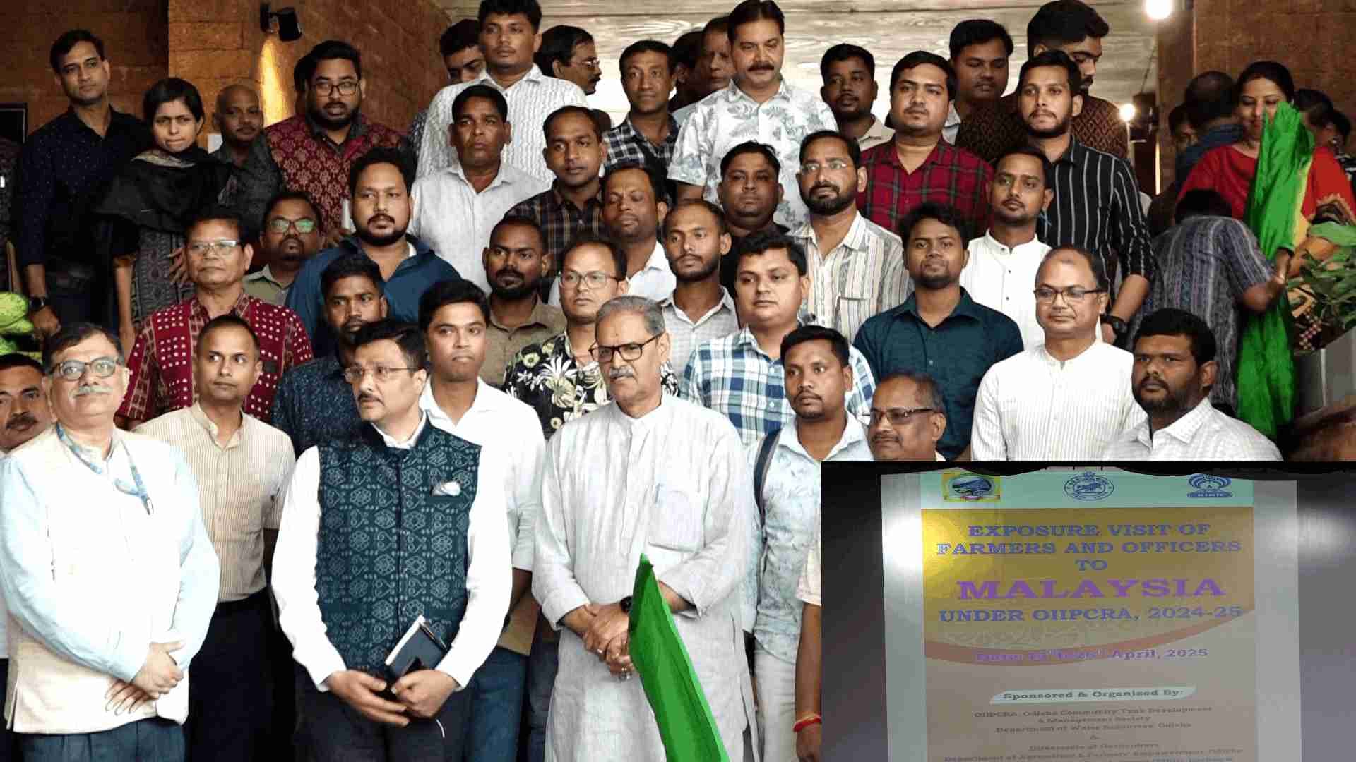 Odisha Farmers Embark on 7-Day Malaysian Learning Tour to Revolutionize Agriculture