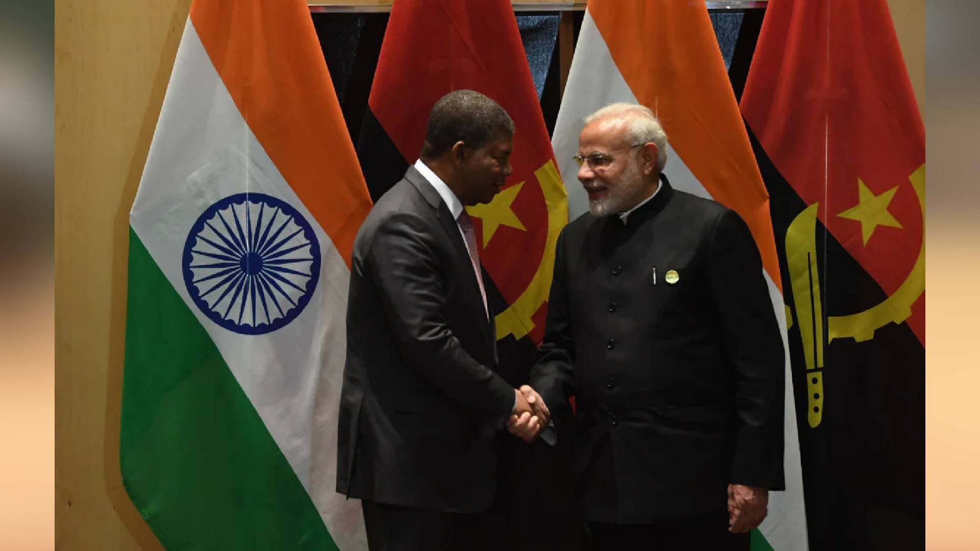 Angolan President Joao Manuel Lourenco Receives Ceremonial Welcome At Rashtrapati Bhavan