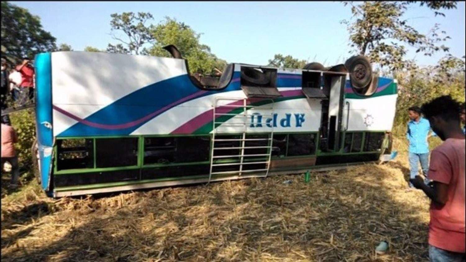 Passenger Bus Overturns In Rairangpur, Several Injured