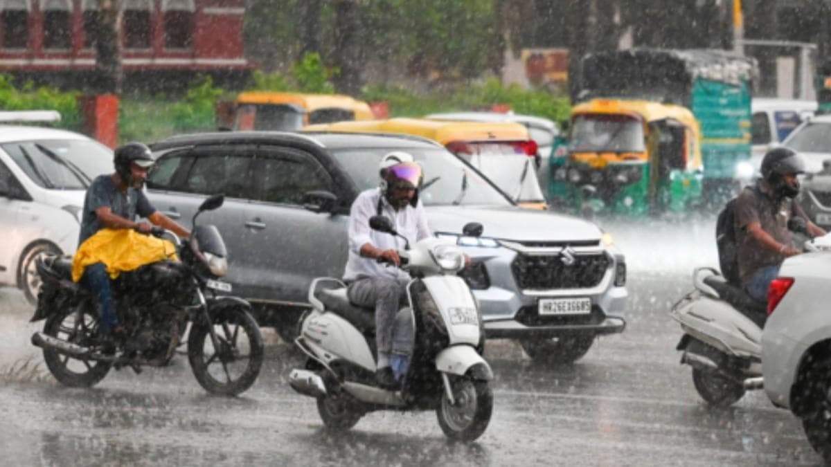Heavy Rain Disrupts Life In Delhi; Flights Affected, IMD Issues Red Alert