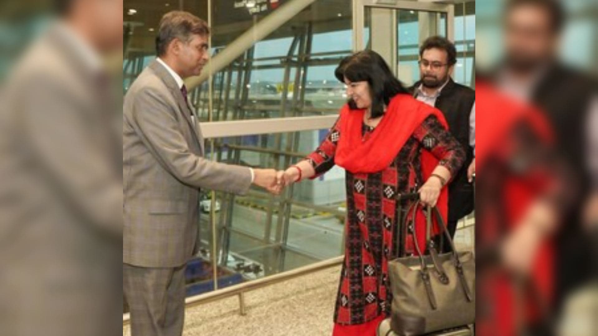 BJP MP Aparajita Sarangi Returns To Bhubaneswar After Five-Nation Tour