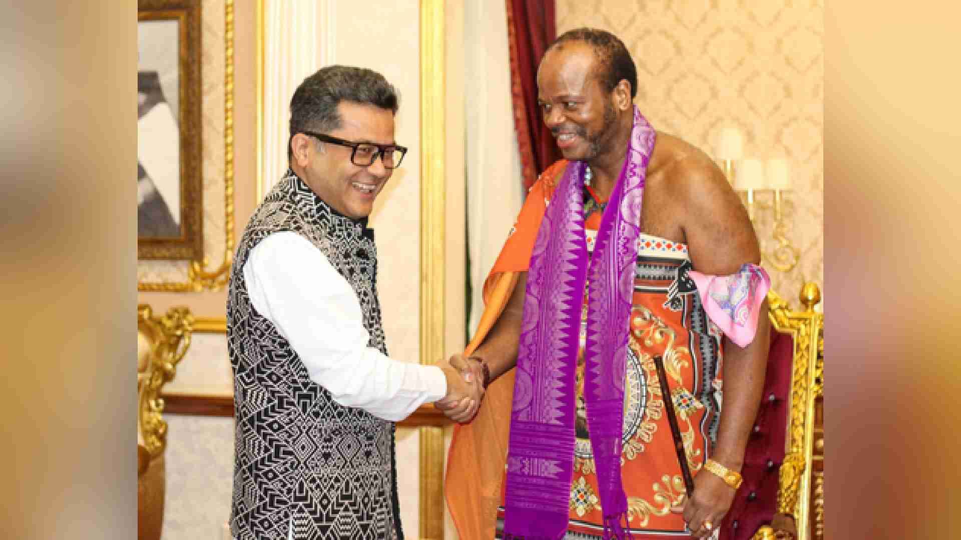 MoS Margherita Meets King Of Eswatini During His Official Visit To African Nation