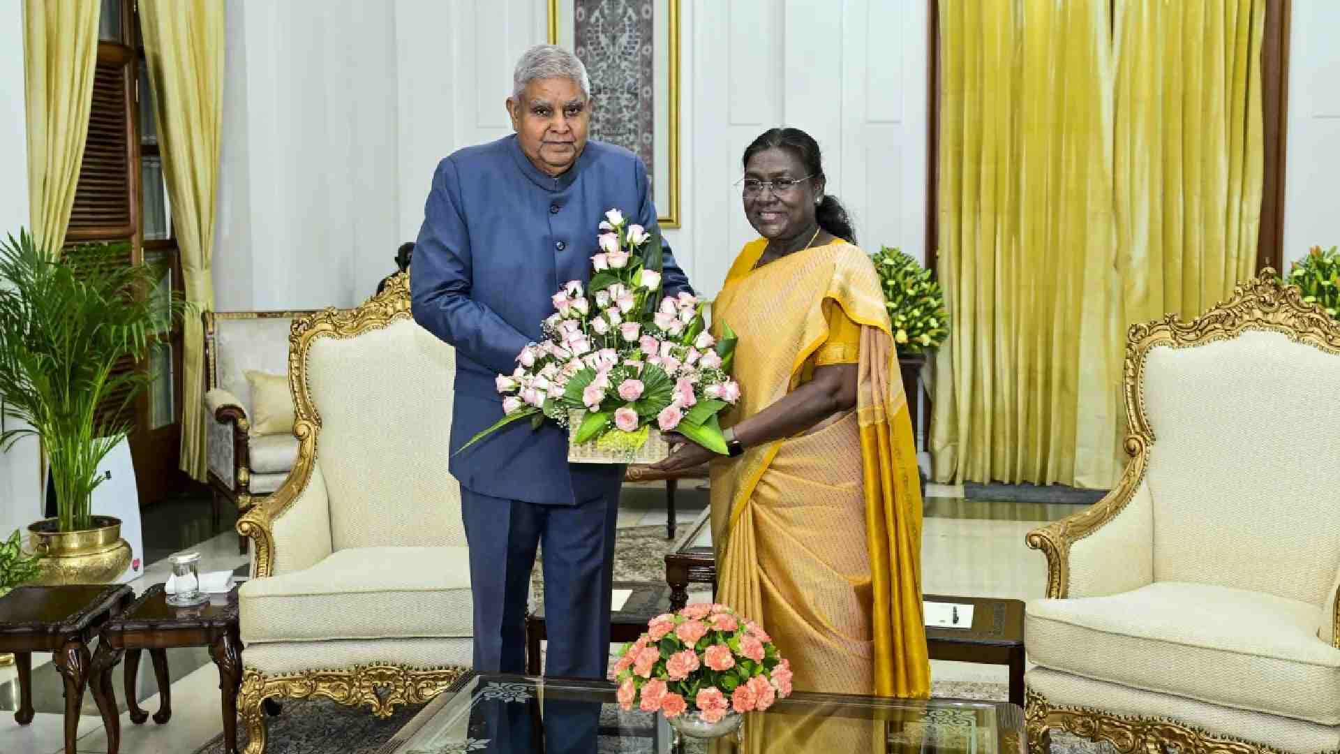 President Murmu Accepts Jagdeep Dhankhar's Resignation
