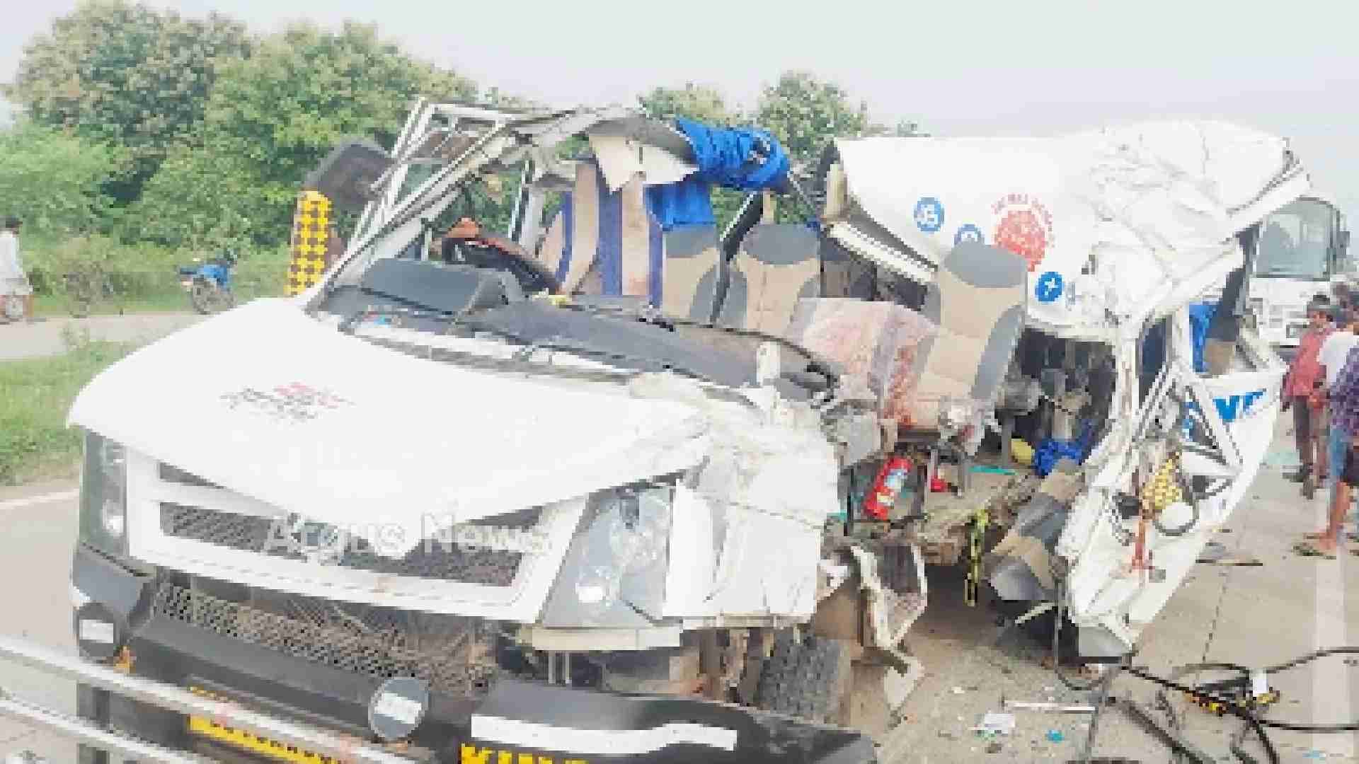 10 OSAP Personnel Injured In Road Accident In Odisha's Angul