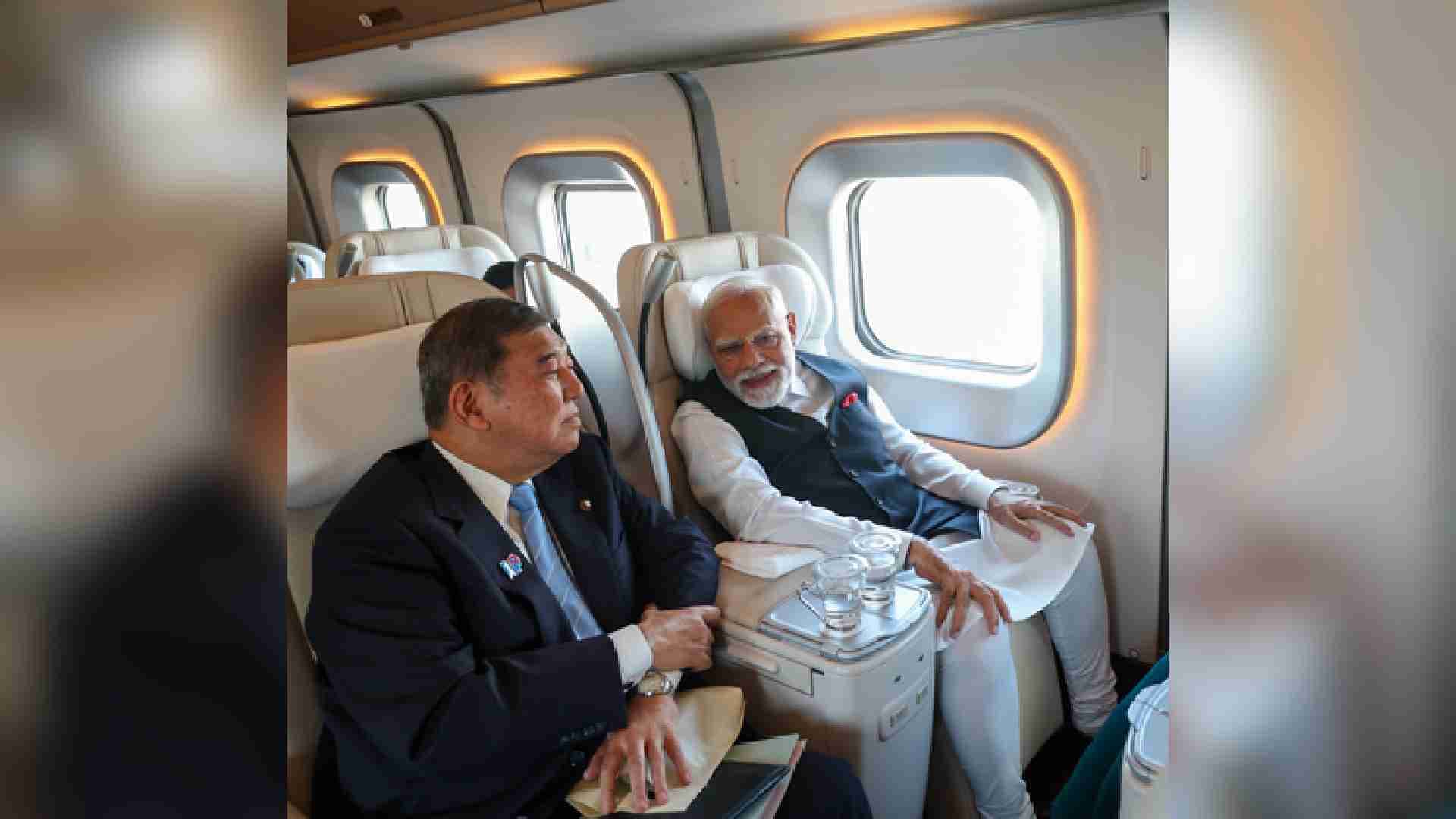 PM Modi Reaches Sendai; Travels With Japanese PM Ishiba On Iconic Shinkansen