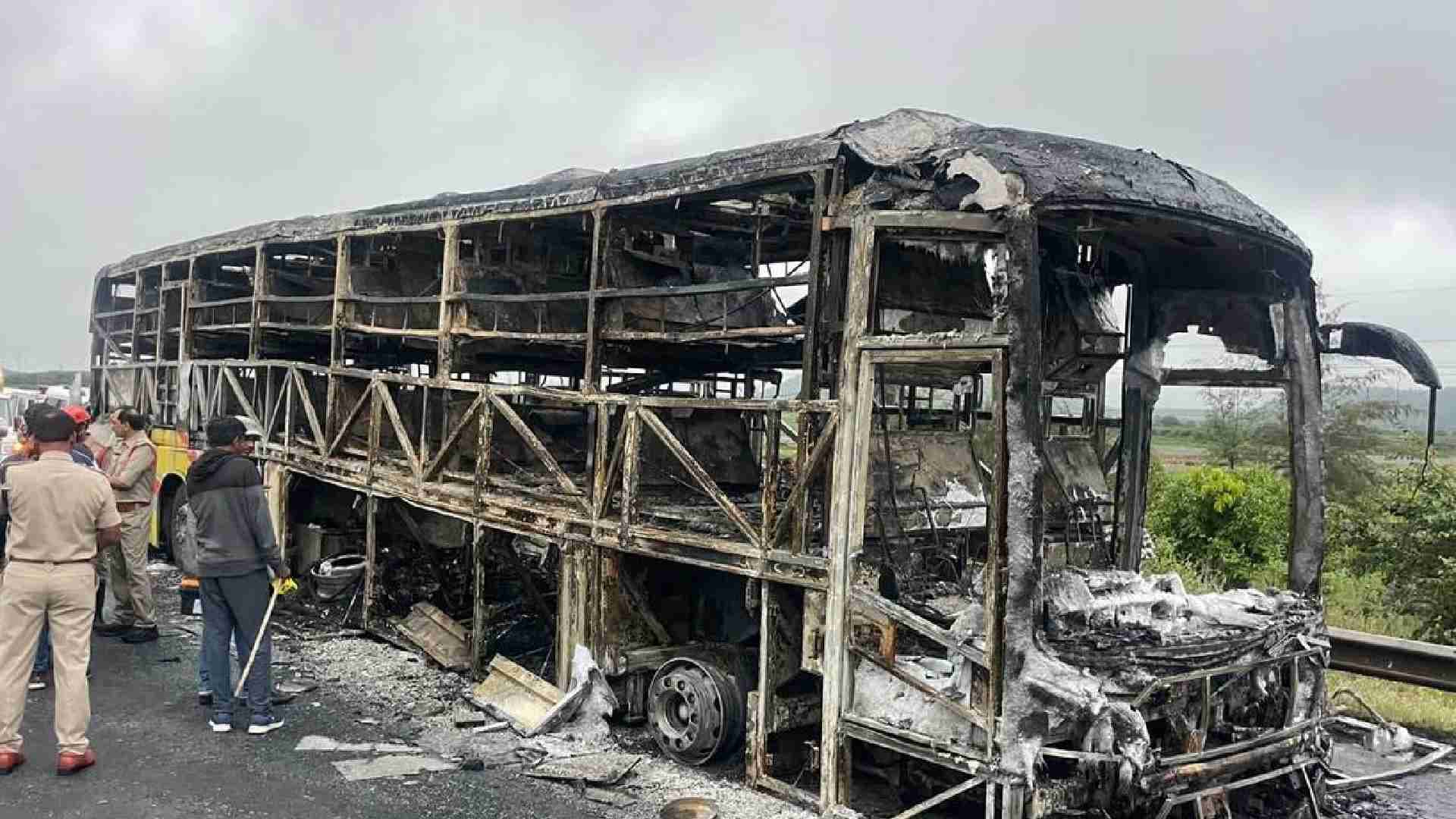 Andhra Pradesh Bus Fire Tragedy: President Murmu, PM Modi Express Grief Over Loss Of 11 Lives