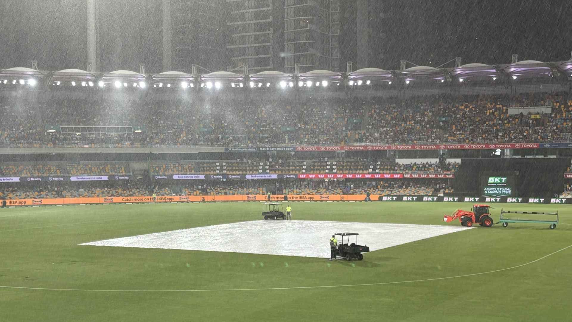 5th T20I vs Australia: Rain Plays Spoilsport in Brisbane as India Seal Series 2-1