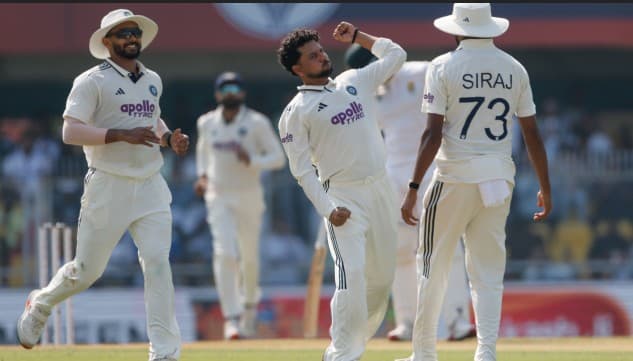 2nd Test: Kuldeep Picks Three As Persistent India Keep South Africa To 247/6