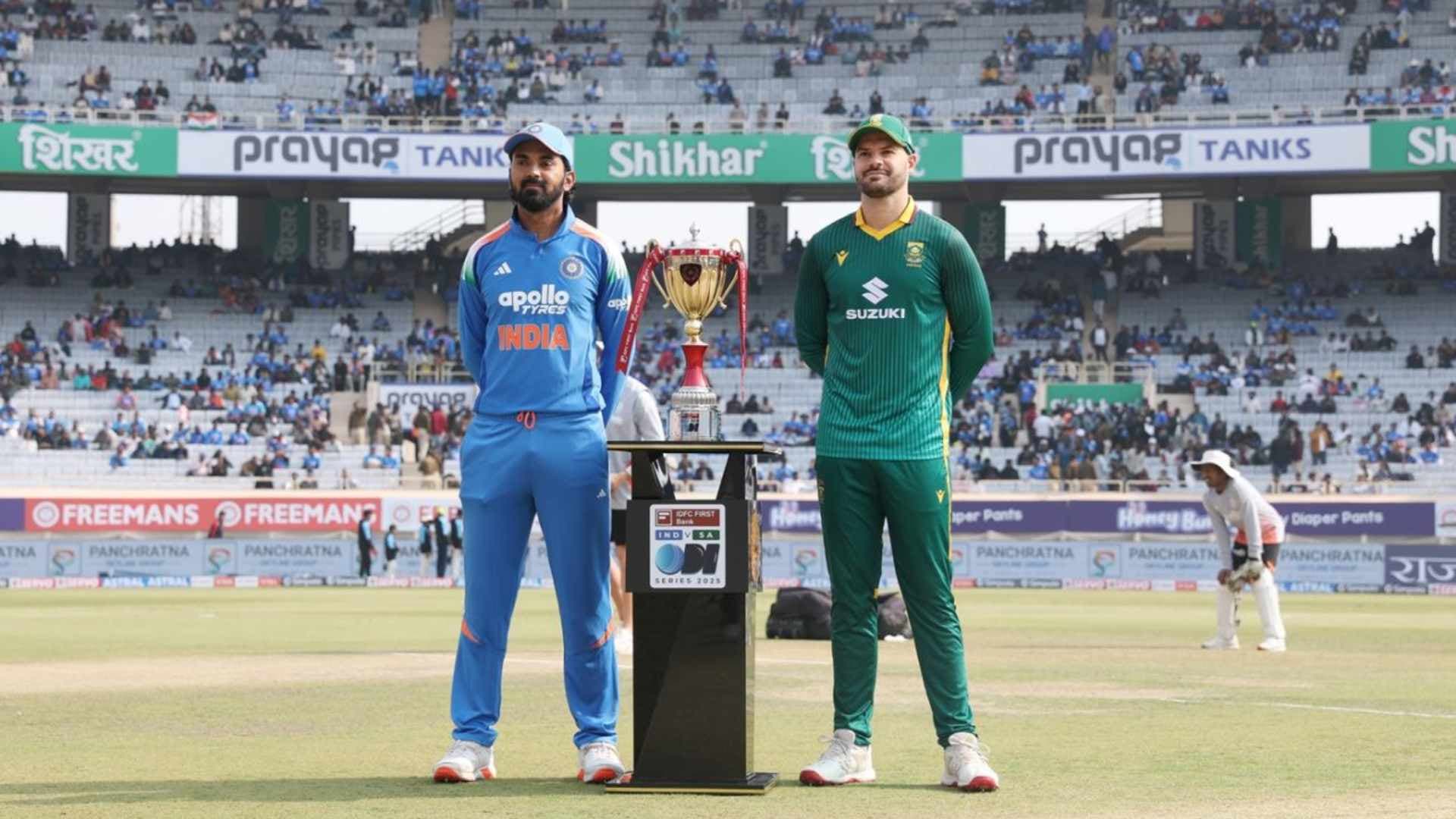 1st ODI: Pant Misses, Ruturaj Comes In as South Africa Opt to Bowl First against India