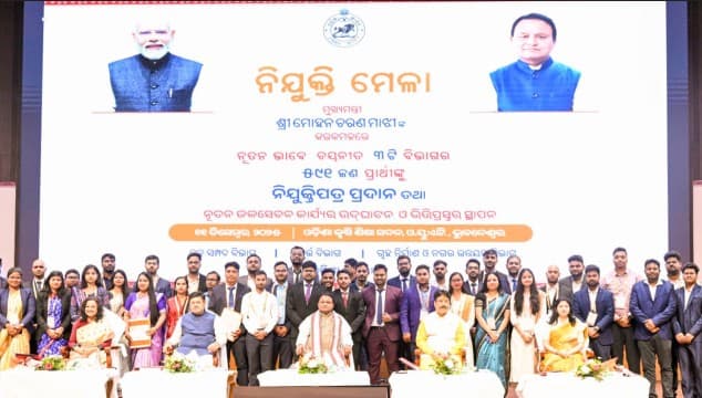 CM Majhi Vows 65,000 Government Jobs in Two Years