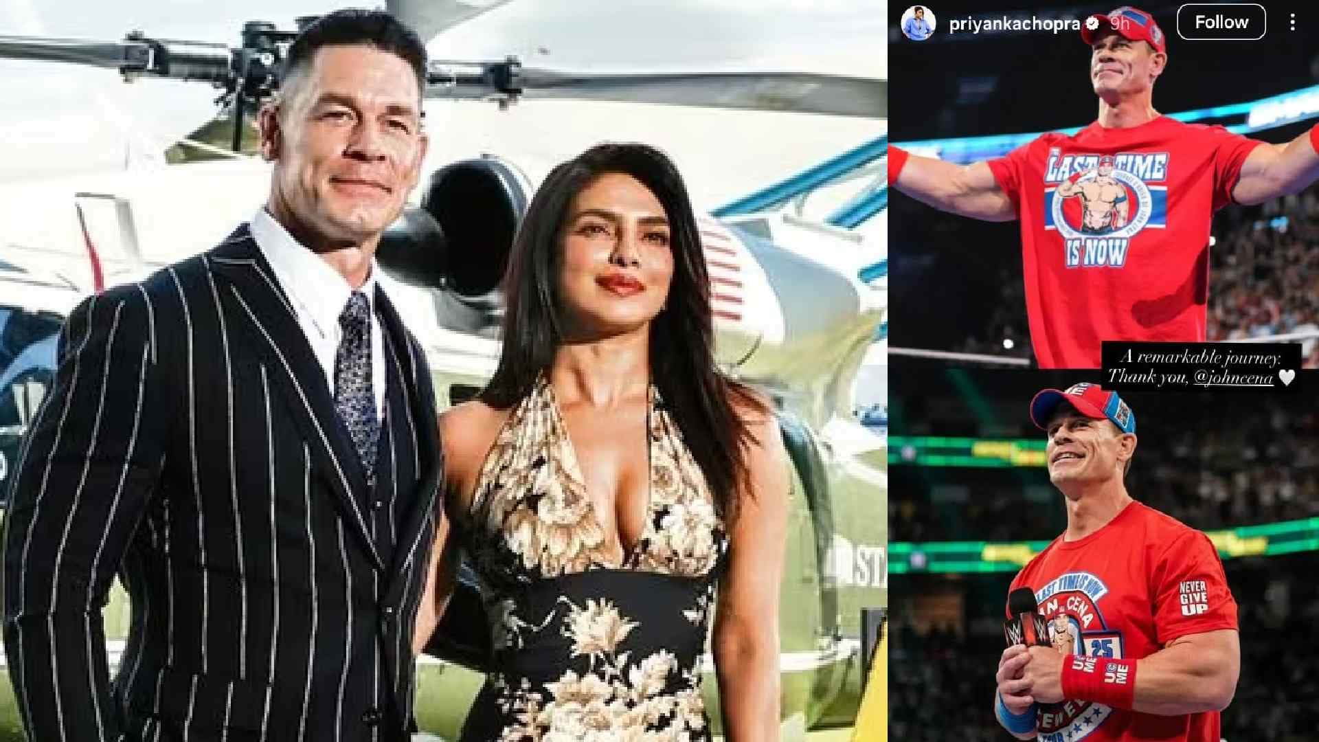 "A remarkable journey": Priyanka Chopra's Heartfelt Tribute to 'Head of State' Co-Star John Cena