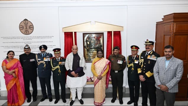 President Murmu Inaugurates Photo Gallery Dedicated To 21 Param Vir Chakra Awardees