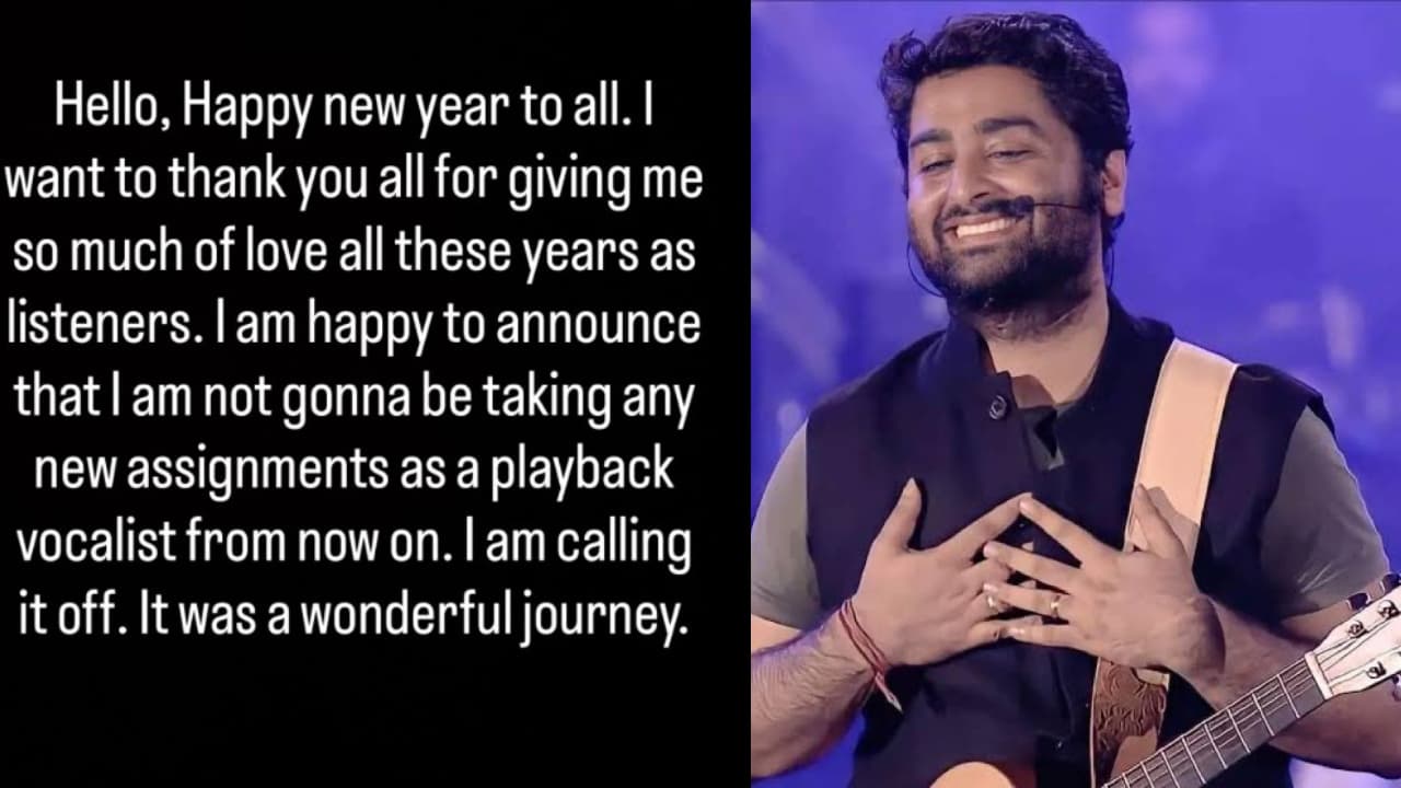 Arijit Singh Announces Retirement From Playback Singing