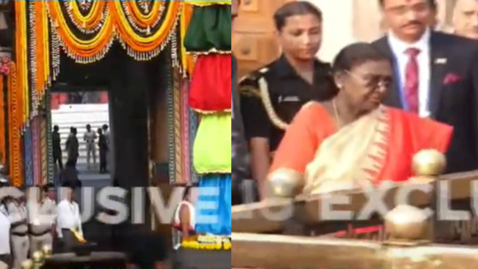 President Murmu Performs Rituals At Swetaganga, Visits Jagannath Temple