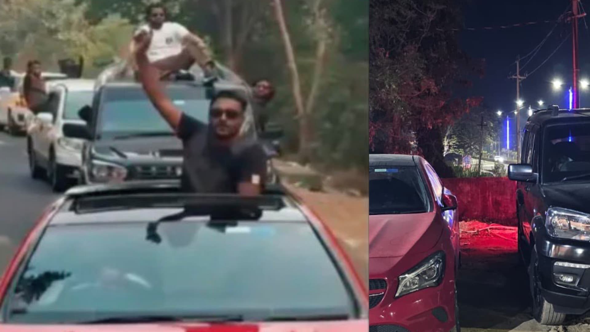 Two Vehicles Seized, Seven Youths Detained for Stunts on Hirakud's Dyke Road