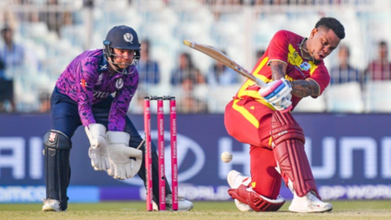 T20 WC: Shimron Hetmyer’s Record Fifty Powers West Indies Past 180 Against Scotland