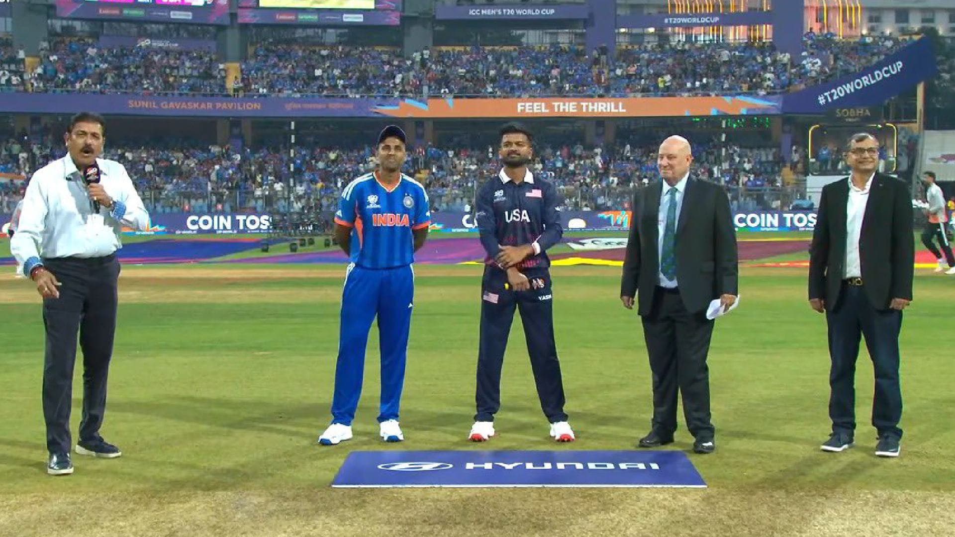India Begin Title Defence Without Bumrah; USA Choose to Bowl First