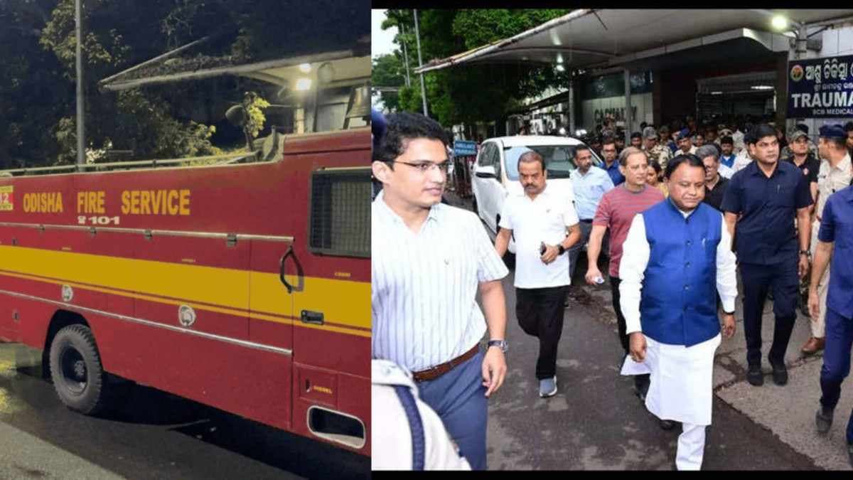 SCB Fire Mishap: Odisha CM Expresses Deep Grief, Announces Rs 25L Financial Aid