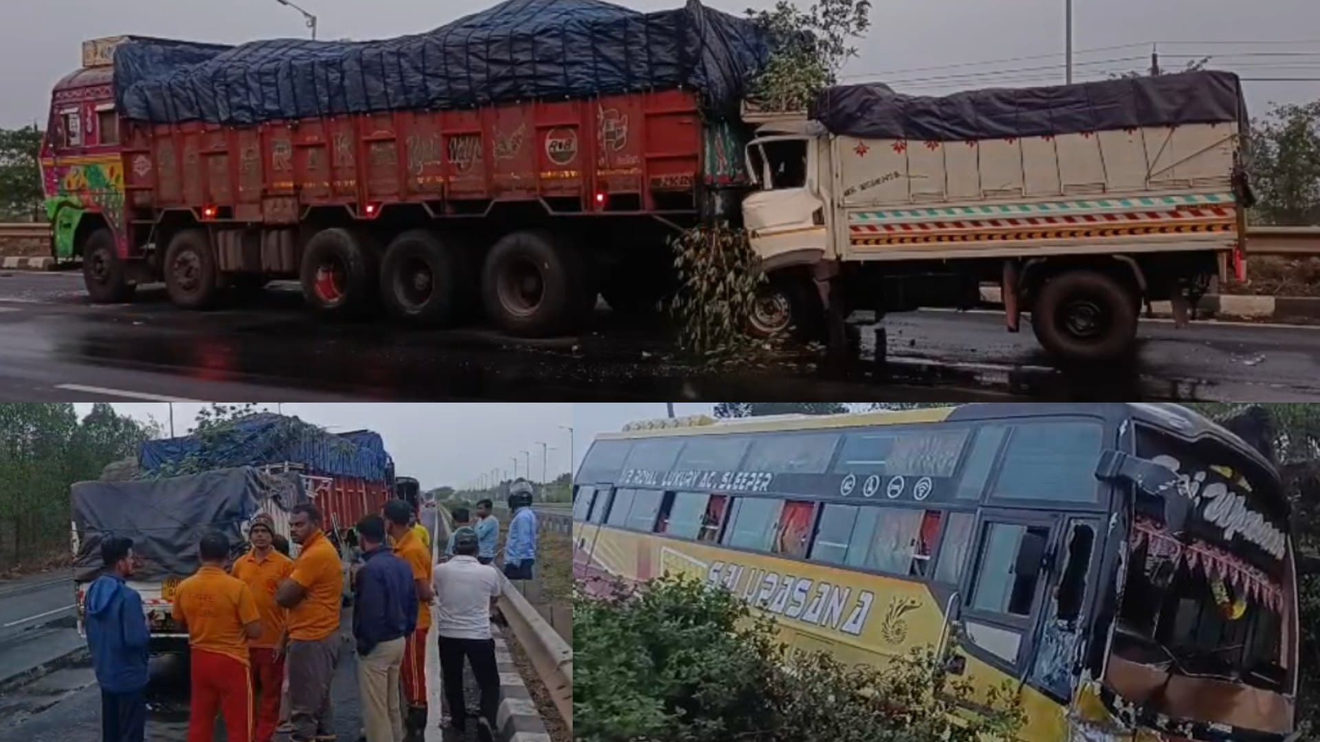 Odisha Latest News: Chain Collision on NH-16 in Bhadrak Leaves One Dead, Four Injured