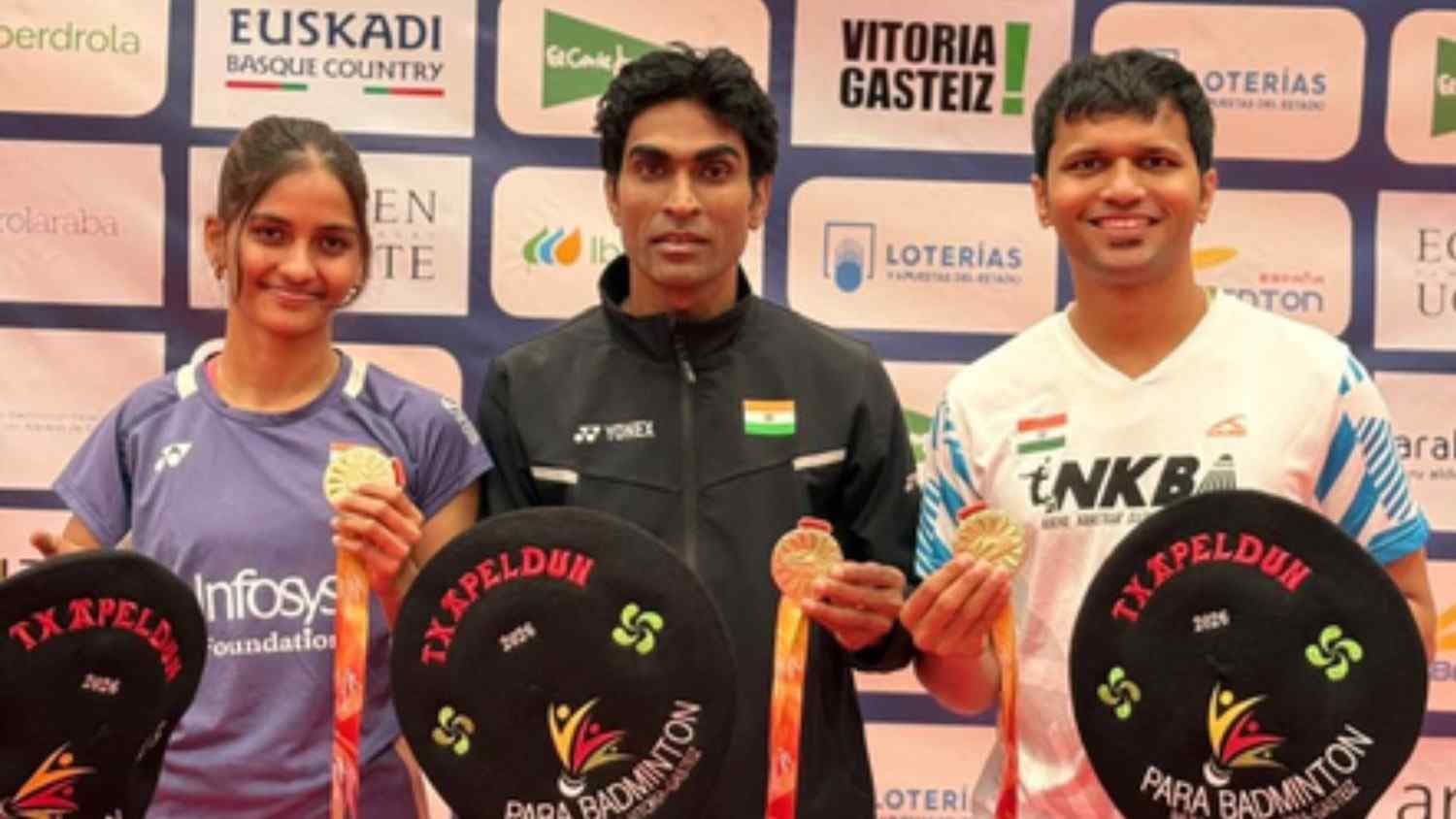 Pramod Bhagat Shines with Double Gold And Silver at Spanish Para Badminton International 2026