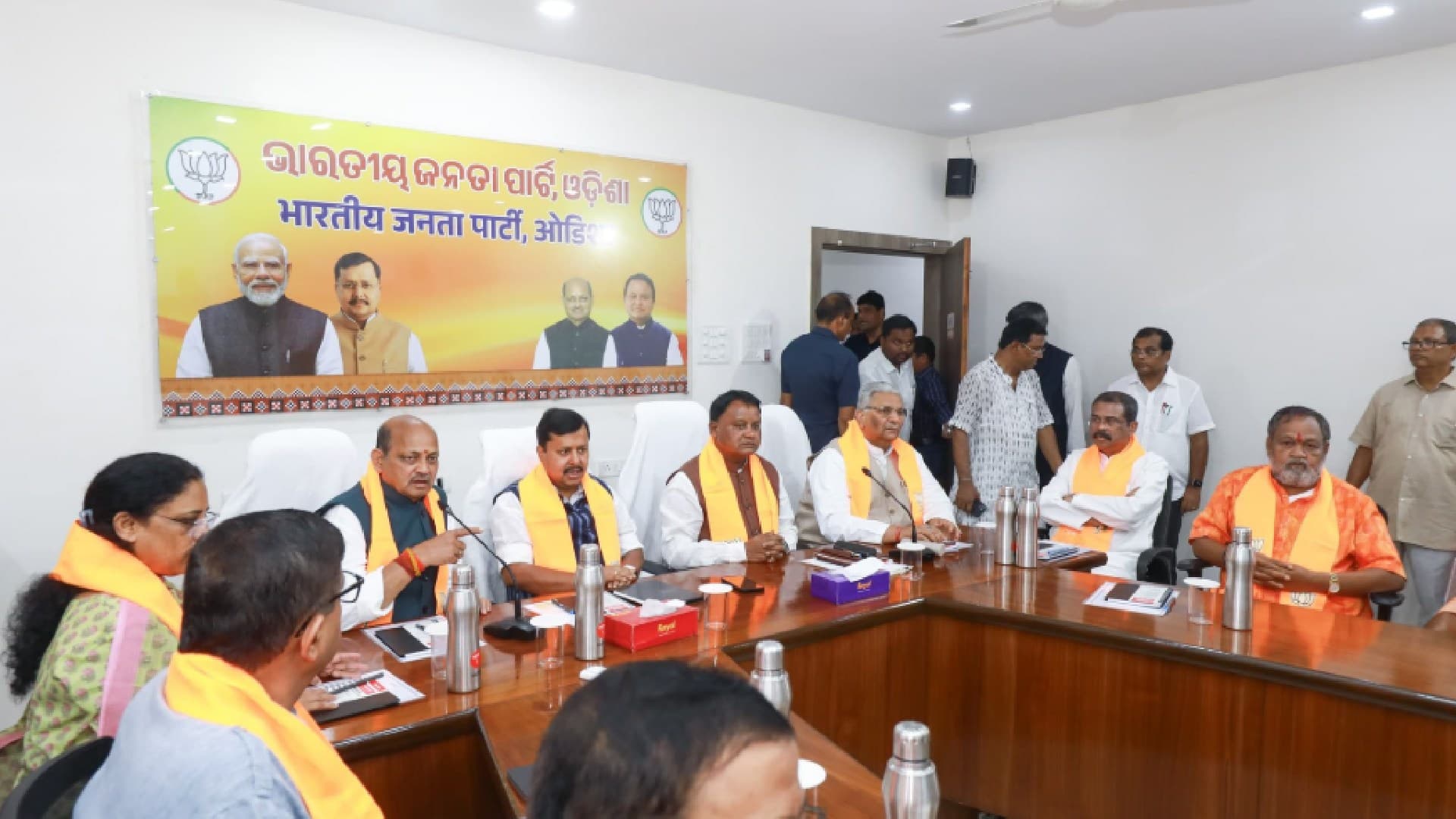 BJP National President Nitin Nabin Chairs Core Committee Meeting In Odisha