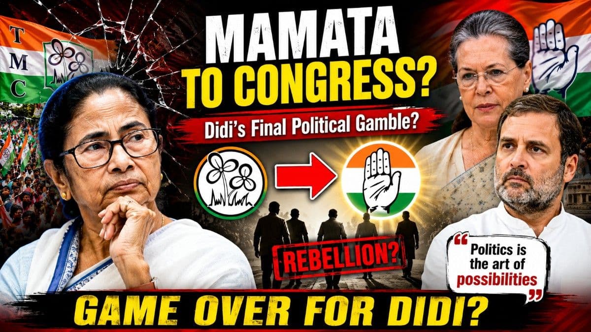 From Street Fighter to Strategic Survivor! Why Buzz Around Mamata Banerjee Joining Congress Reflects a Deeper Political Shift| Analysis
