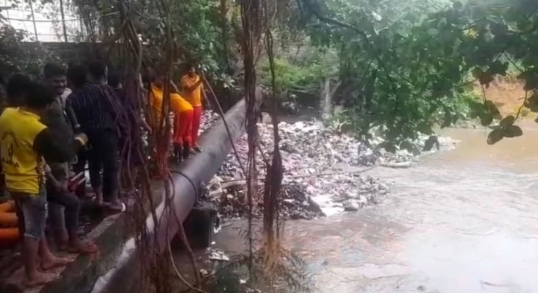 Man Swept Away in Bhubaneswar Drain; Search Operation Underway