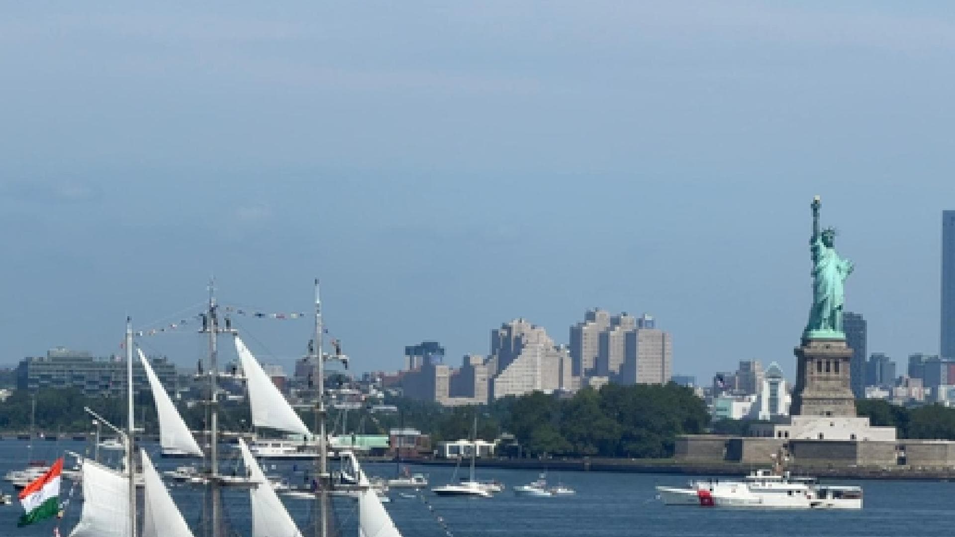 Lokayan 2026: INS Sudarshini reaches New York port, Tricolour flies high over Hudson river
