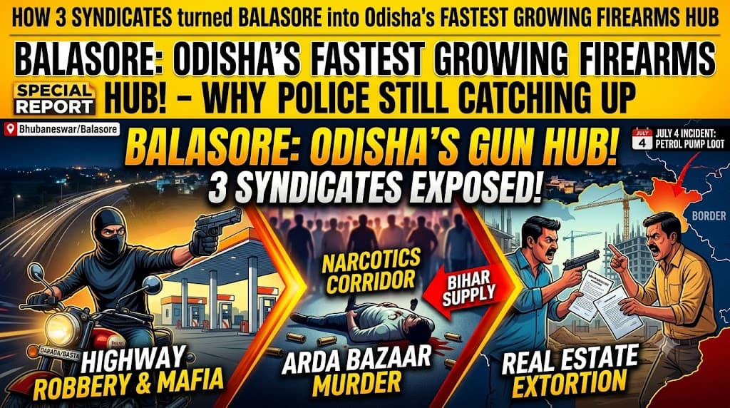 How Three Crime Syndicates Turned Balasore into Odisha's Fastest Growing Firearms Hub; Why Police Still Playing Catch-Up| Special Report
