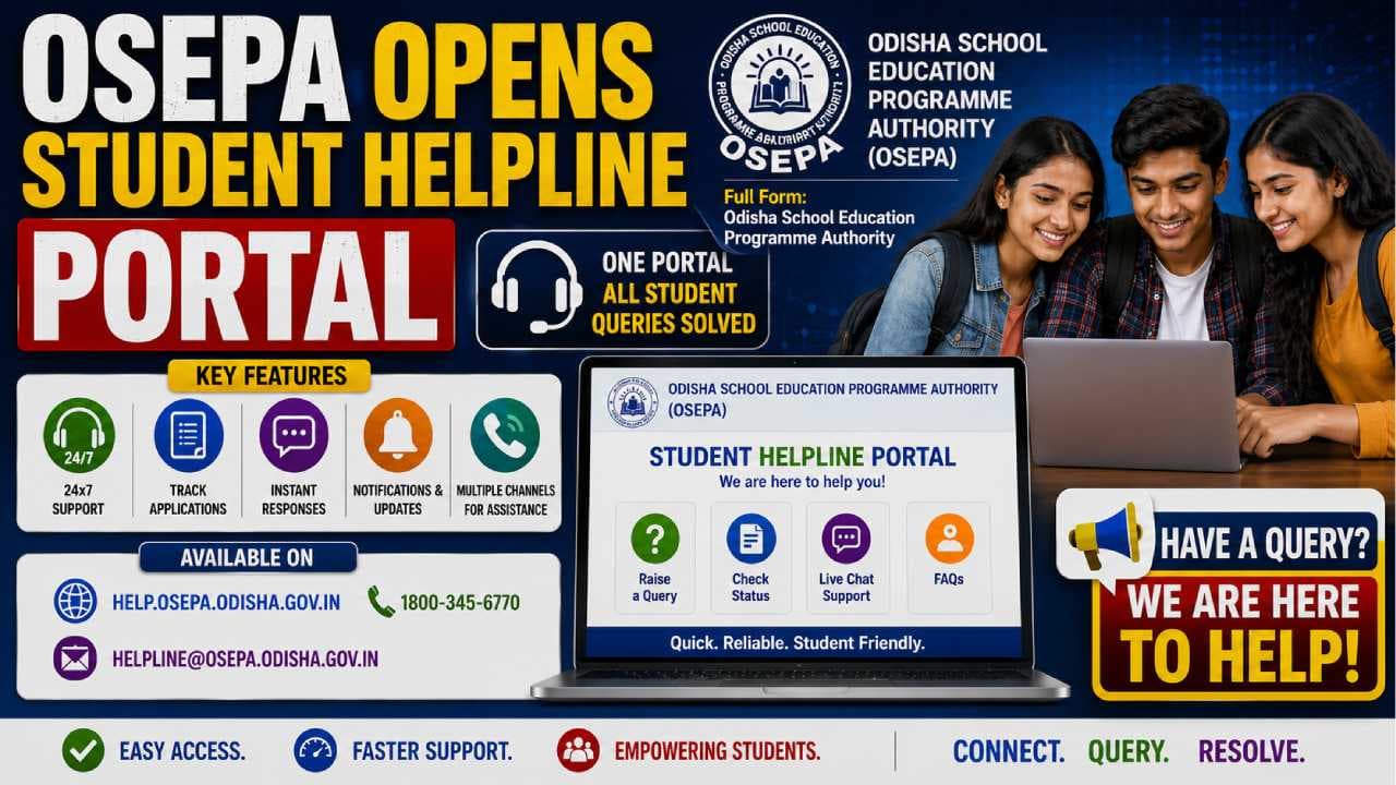 Odisha Launches Portal for Student Grievances; Focus on Academics and Safety