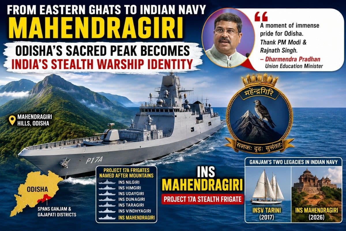 How Odisha's Historic Mahendragiri Became the Identity of India's Newest Stealth Warship INS Mahendragiri | Explainer