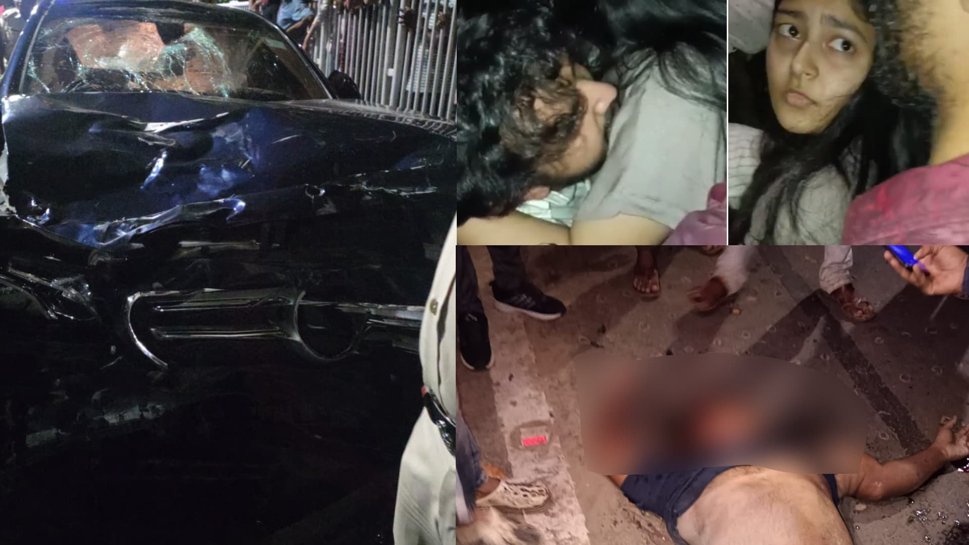 Dragged 100 Metres! Mercedes Crash Kills Biker at Bhubaneswar's Shastri Nagar Square, Couple Detained