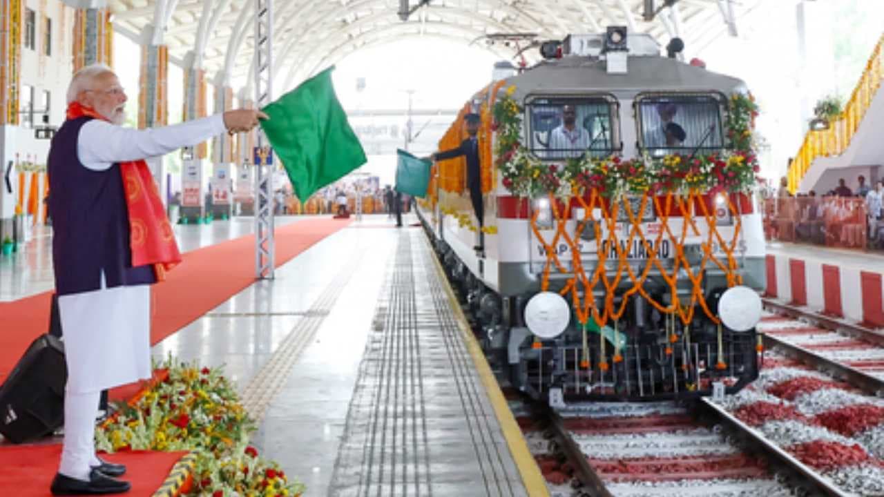 PM Modi Inaugurates Seven Redeveloped Railway Stations In Odisha Under Amrit Bharat Scheme