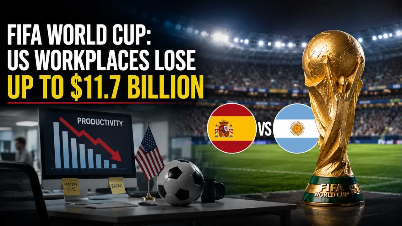 FIFA World Cup: US Workplaces Lose Up To $11.7 Billion In Productivity