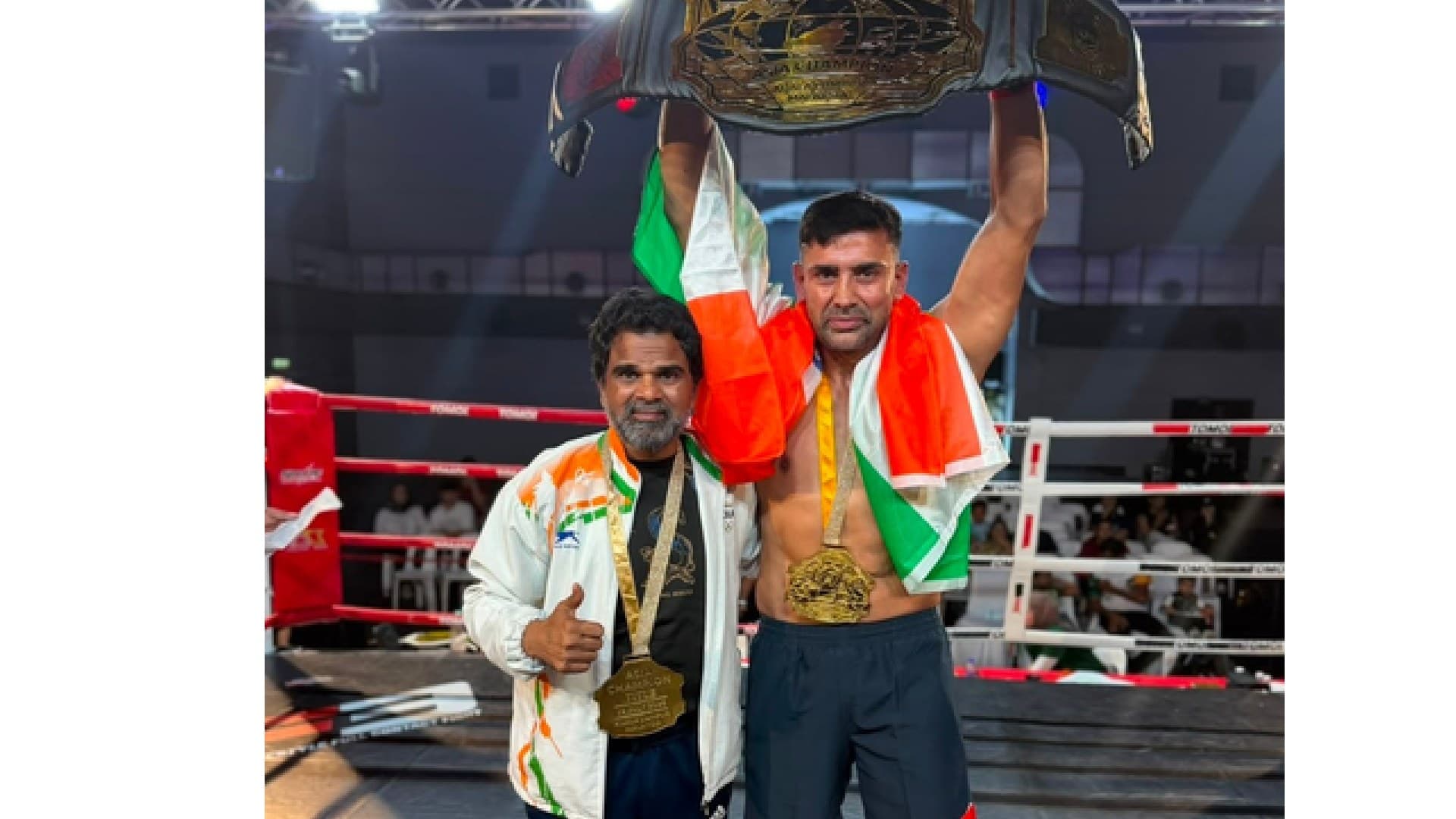 Sangram Singh becomes first Indian to win Asian Championship title after defeating Pakistani fighter Mohammad Abid