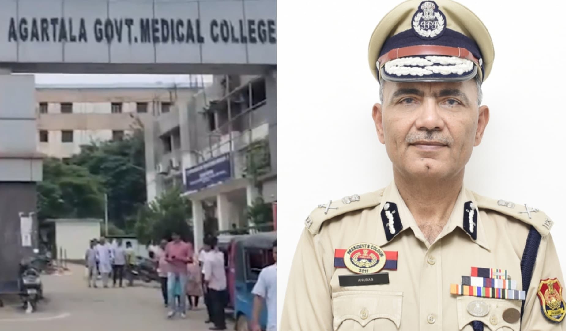 Tripura DGP Found Dead in Office Bathroom; Body Sent for Post-Mortem