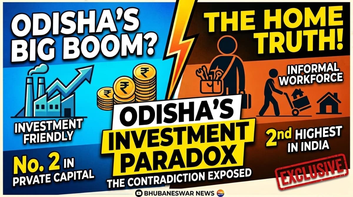 Odisha Paradox: No.2 in Private Capital Investment, Yet India's Second Highest Informal Workforce Among Large States| Exclusive