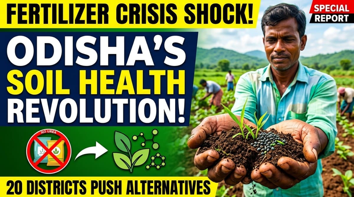 Amid Global Fertilizer Crisis, Odisha’s Push for Urea Alternatives to Trigger Soil Health Revolution Across 20 Odisha Districts| Special Report