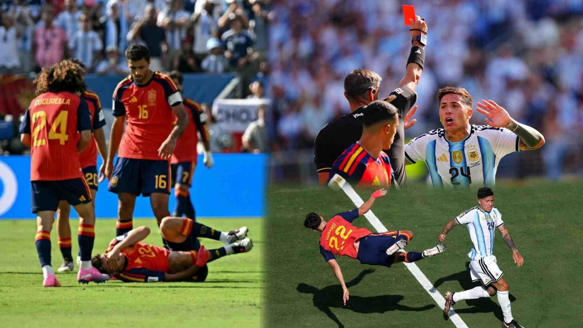 Enzo Fernandez Breaks Silence after Red Card in FIFA World Cup 2026 Final