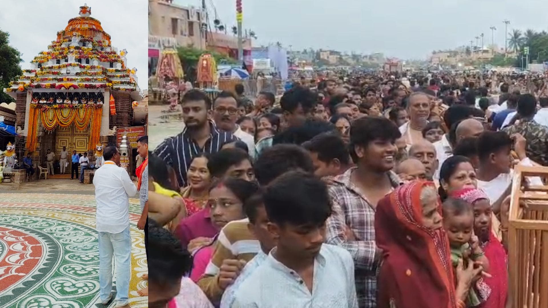 Devotees Gather for Final Darshan of Holy Trinity at Gundicha Temple; Check Bahuda Yatra Ritual Schedule Here