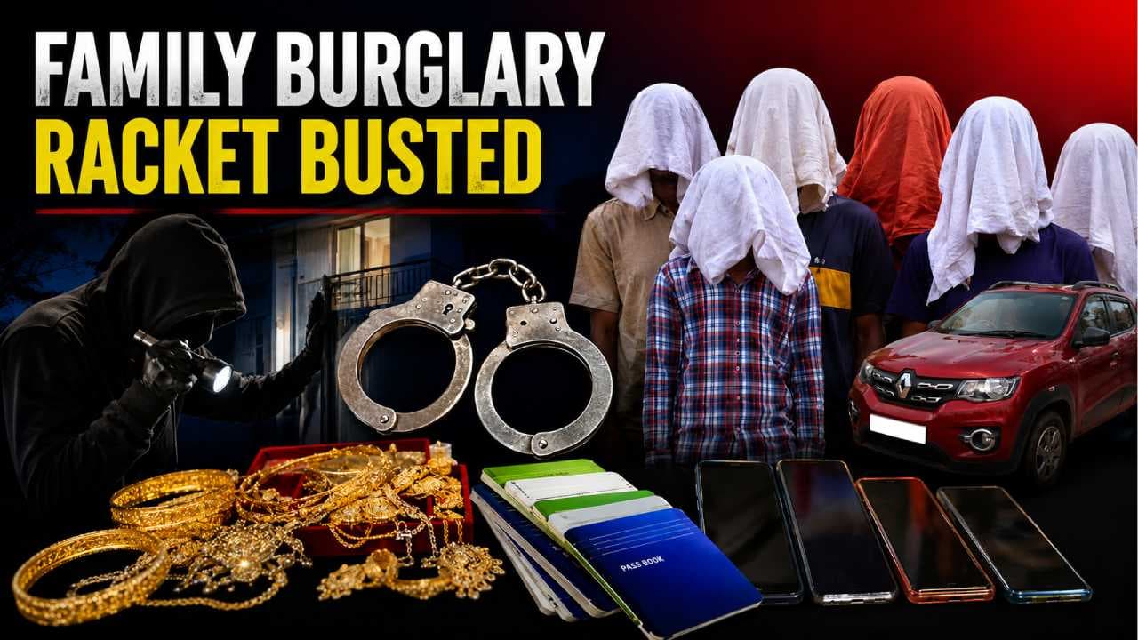 Family Burglary Racket Busted in Balasore, Five Held