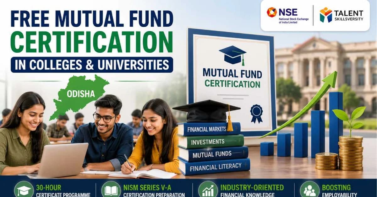 Odisha to Introduce Free Mutual Fund Certification in Colleges, Universities